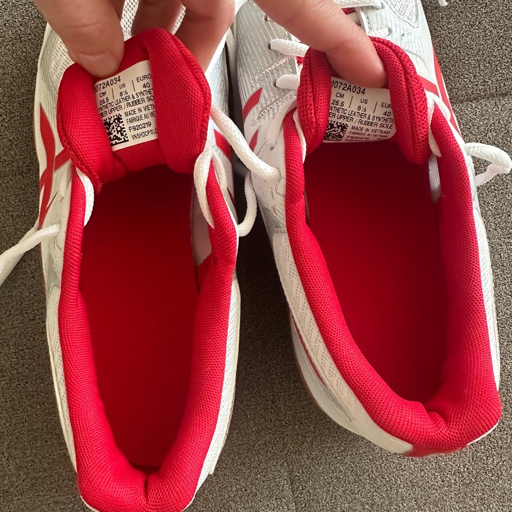 ACICS GEL-ROCKET 9 indoor court shoes Women’s SZ 8.5 - Picture 5 of 7